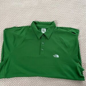 North Face collar shirt